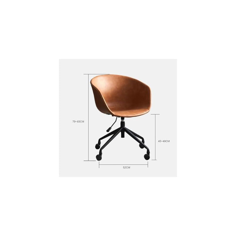 Swivel Dining Chair，Leather Swivel Lift Chair，Computer Chair，Desk ChairOffice Chair，Home Office Chair(Gray)