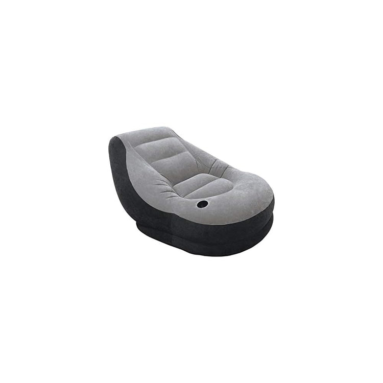 Intex Ultra Lounge Chair w/Ottoman with 120V Quick-Fill Electric Air Pump