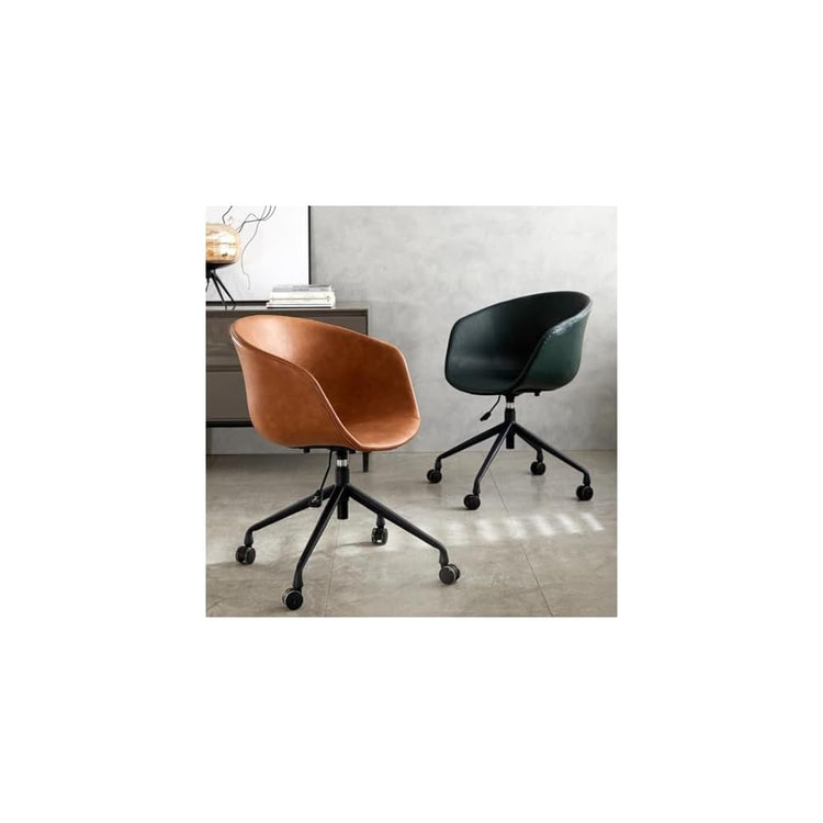 Swivel Dining Chair，Leather Swivel Lift Chair，Computer Chair，Desk ChairOffice Chair，Home Office Chair(Gray)