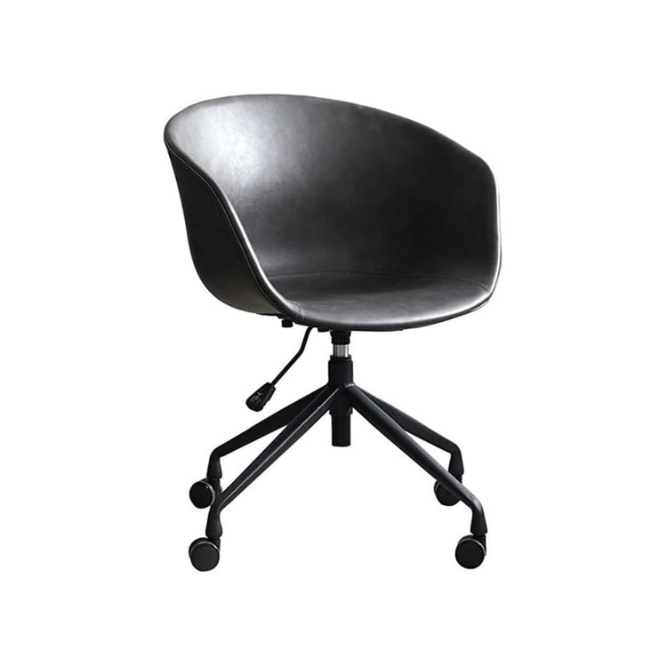 Swivel Dining Chair，Leather Swivel Lift Chair，Computer Chair，Desk ChairOffice Chair，Home Office Chair(Gray)