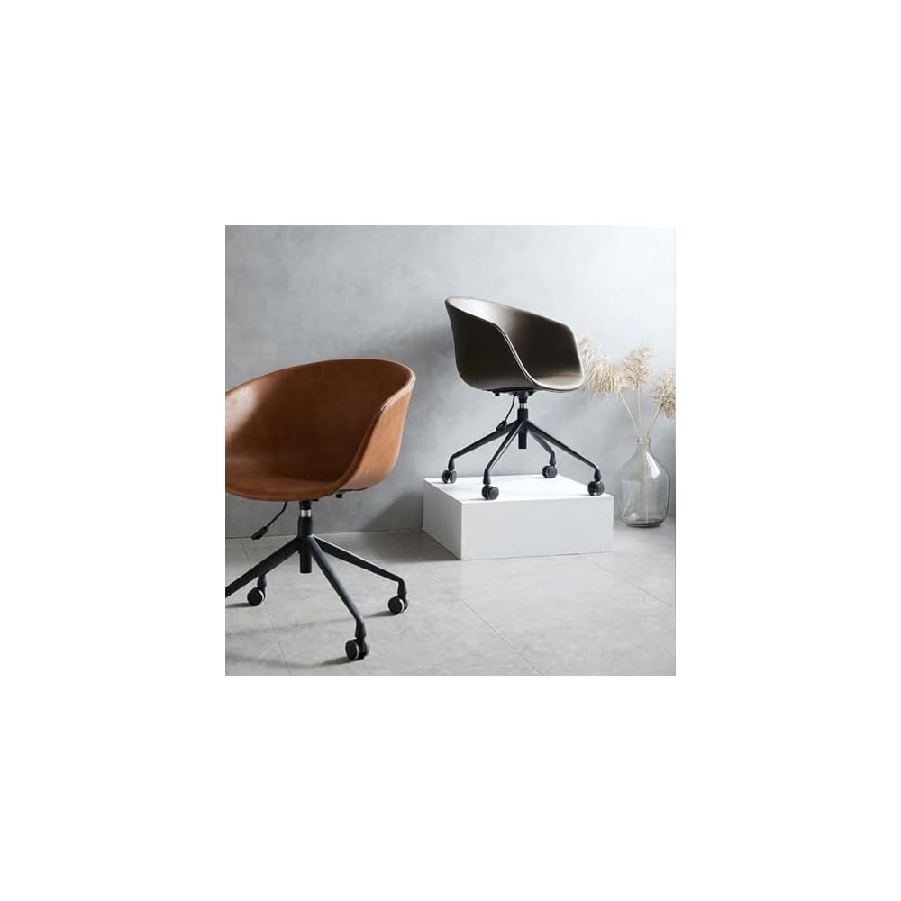 Swivel Dining Chair，Leather Swivel Lift Chair，Computer Chair，Desk ChairOffice Chair，Home Office Chair(Gray)