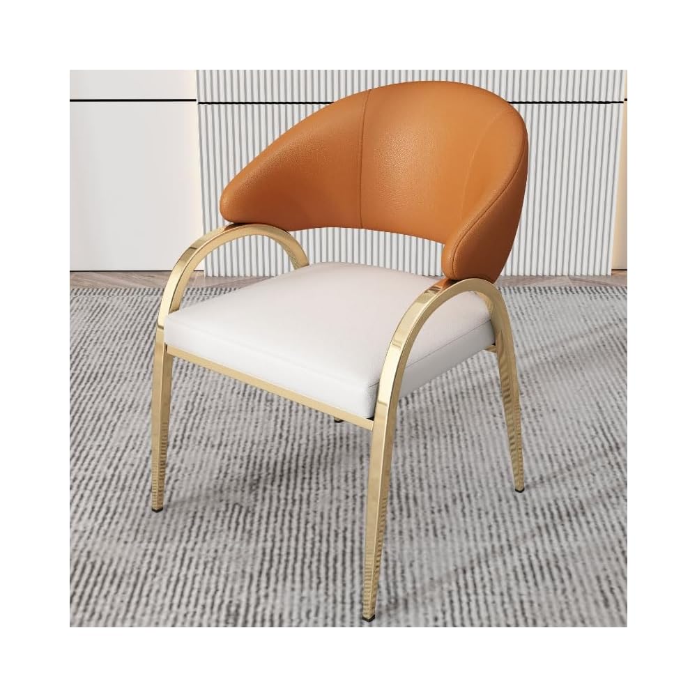 Leather Dinning Chair Home Table Living Room Arm Dining Chairs Kitchen Designer Household